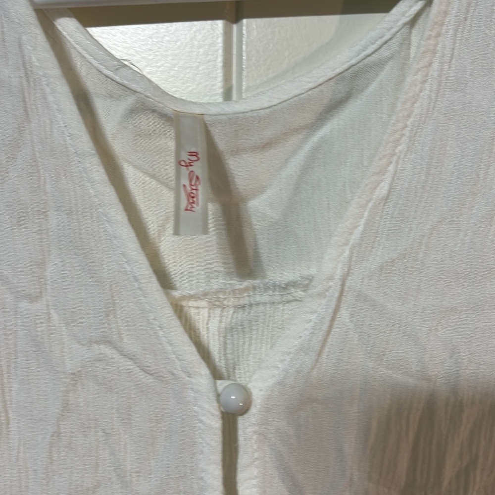 High low duster top - Picture 2 of 4